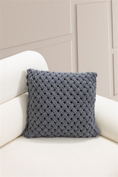 SARMAL El Örgüsü Kırlent Gri