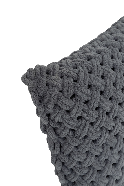 SARMAL El Örgüsü Kırlent Gri