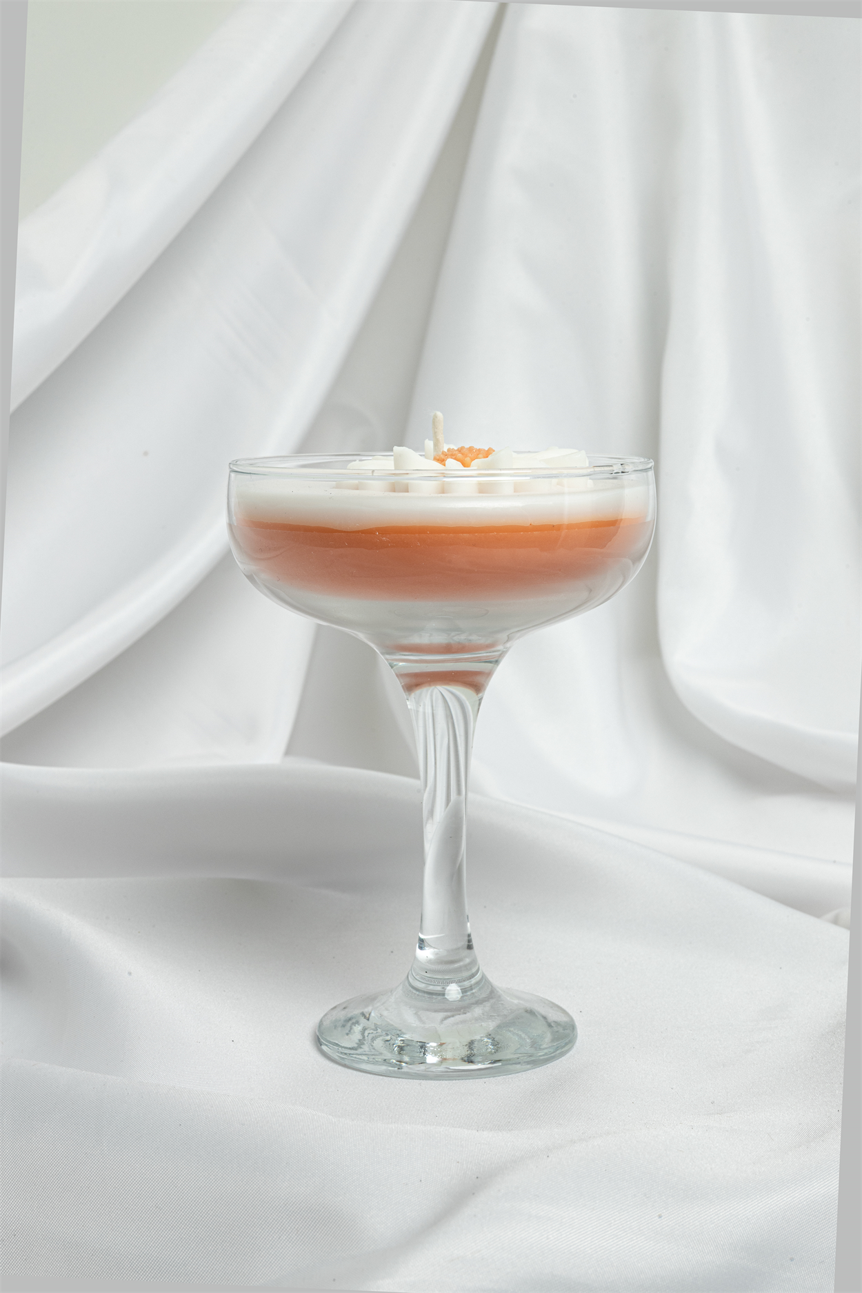 MARTİNİ Papatya çiçek detaylı Martini Bardağında Özel Tasarım Soya Max Mum